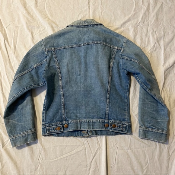 Vintage Denim Wrangler Trucker Jacket size 36 made in USA - Picture 2 of 7